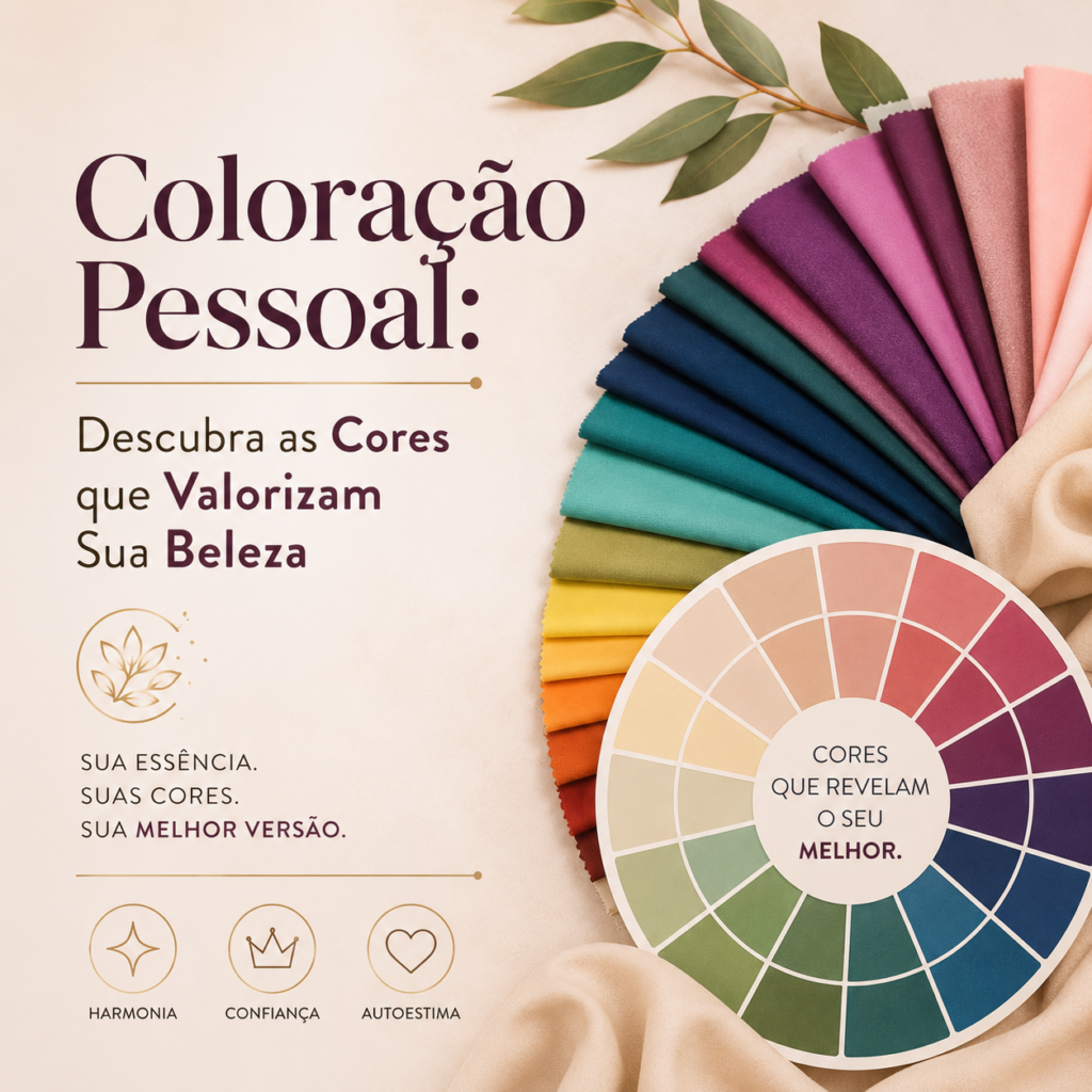Coloração Pessoal: Descubra as Cores que Valorizam Sua Beleza